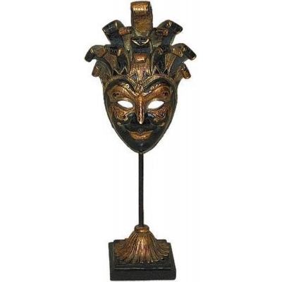 Venetian mask on base 28 cm 8245.355